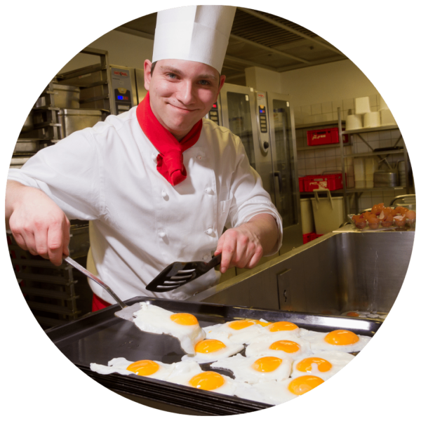 Azubi für die Ausbildung in der Küche bei der AWO-Duisburg