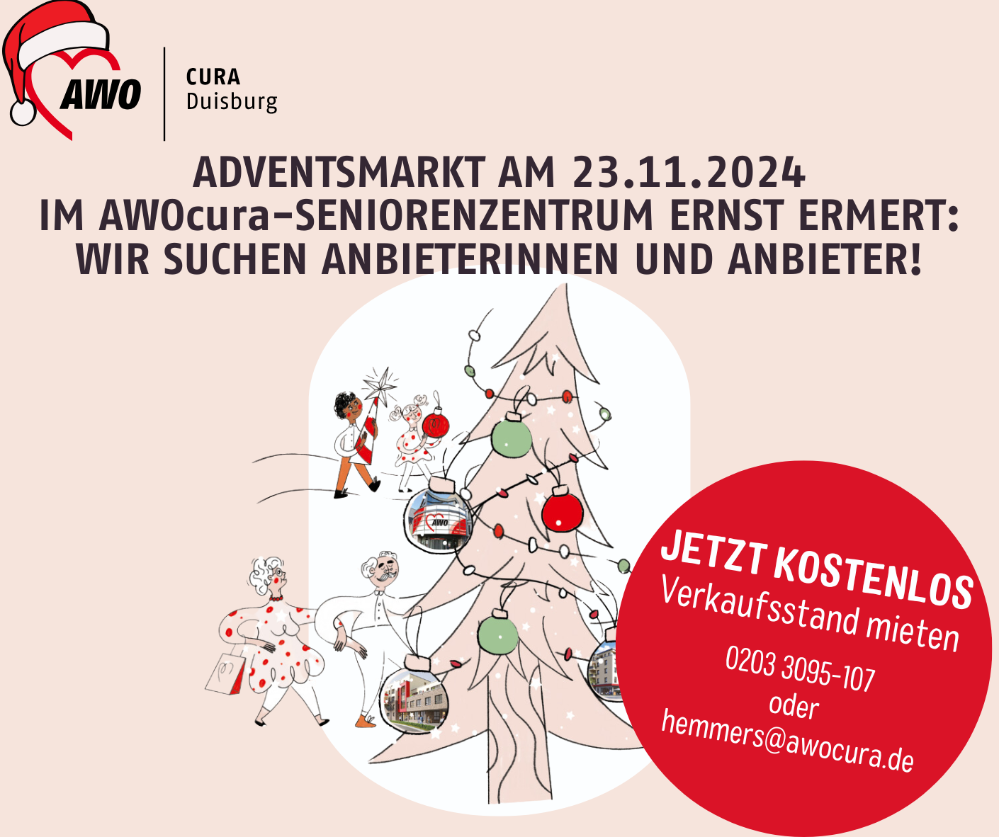 Tag der offenen Tür trifft auf Adventsbasar auf der Rudolfstraße in Duisburg 🦌🎁🎅⁠