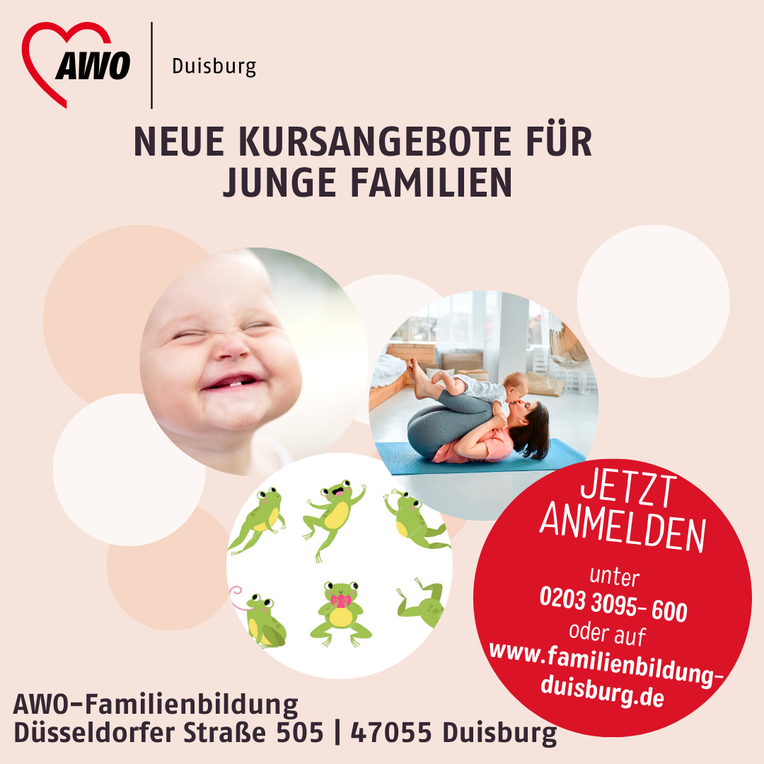 Jetzt buchen: neue Kursangebote der AWO-Familienbildung 👨‍👩‍👧‍👦
