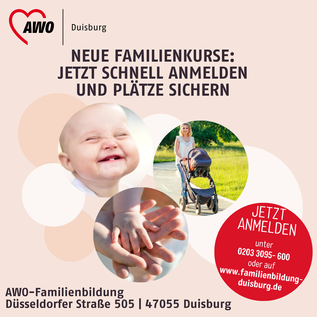 📣 Anmeldestart für die neuen Kurse der Familienbildung! 👨‍👩‍👧‍👦